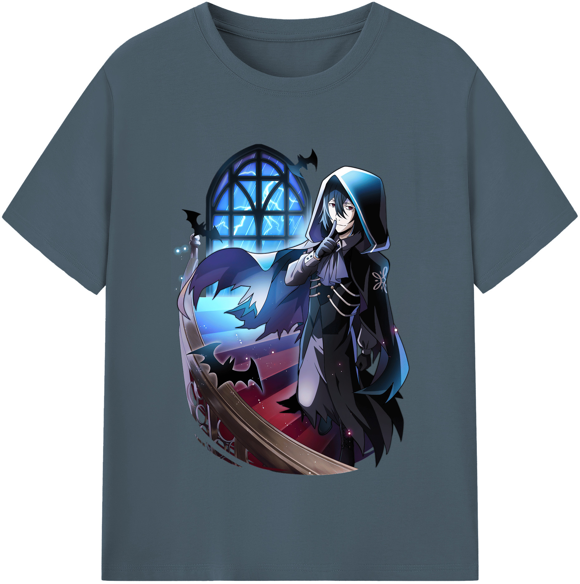 （画像用） 文豪ストレイドッグス Bungo Stray Dogs 綿100％半袖Tシャツ（フロントプリント）